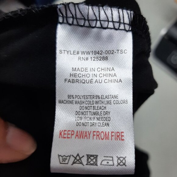 Tahari Womens Relaxed Fit Elastic Waistband Drawstring Jogger Black Size Small - Picture 8 of 9